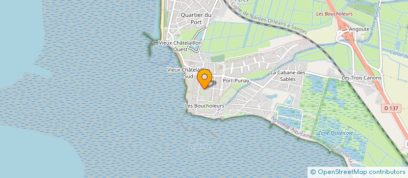 localisation de l'entreprise FAIDEAU INVESTISSEMENTS à CHATELAILLON-PLAGE