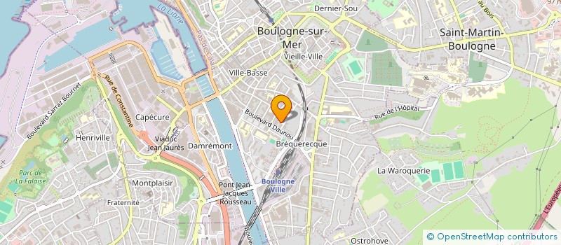 localisation de l'entreprise FAIDHER à BOULOGNE-SUR-MER