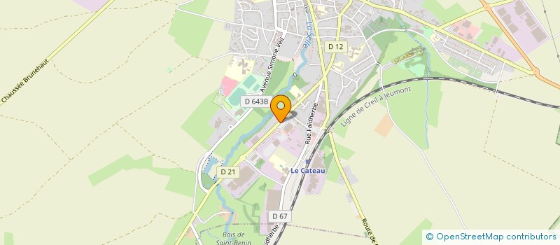 localisation de l'entreprise FAIDHERBE à LE CATEAU-CAMBRESIS