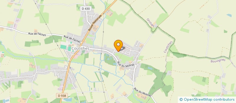 localisation de l'entreprise FAIDHERBE  COUTICHES