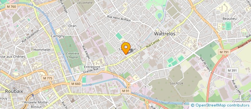 localisation de l'entreprise FAIDHERBE AUTO SERVICE à WATTRELOS