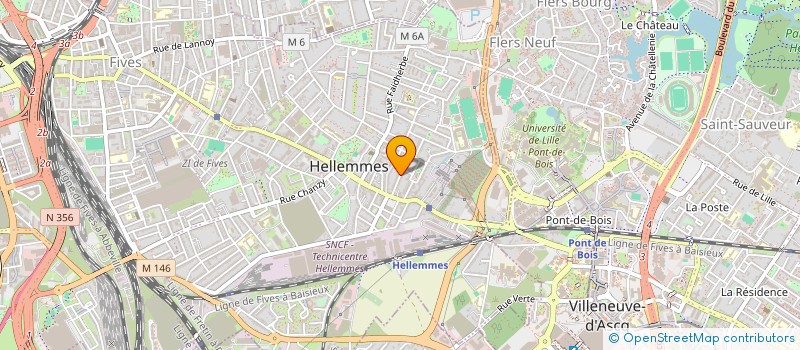localisation de l'entreprise FAIDHERBE GESTION à LILLE