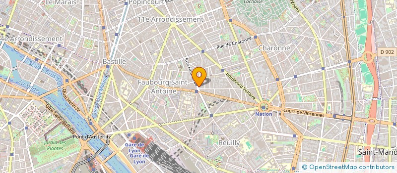 localisation de l'entreprise FAIDHERBE-RAYSSAC  PARIS