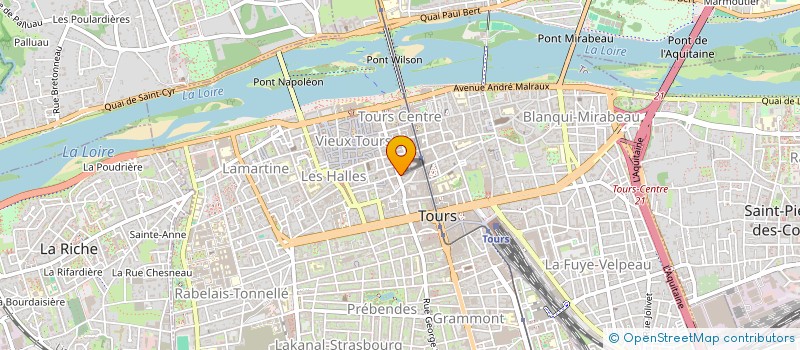 localisation de l'entreprise FAIDIN  TOURS