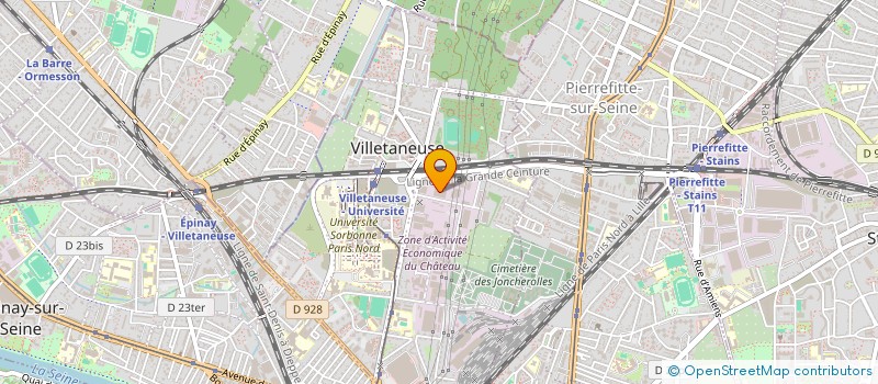 localisation de l'entreprise FAIDUTEX à VILLETANEUSE