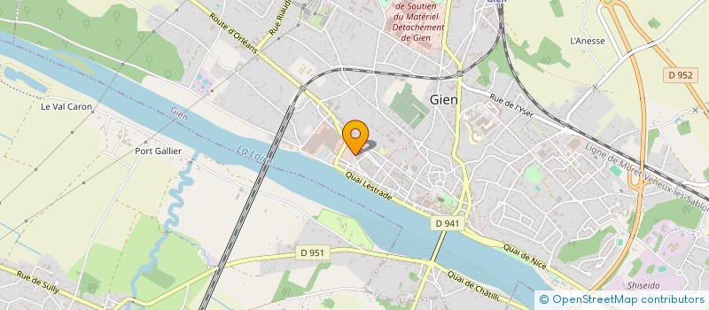localisation de l'entreprise FAIENCERIE DE GIEN à GIEN