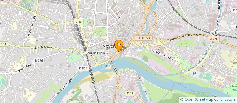 localisation de l'entreprise FAIENCERIE GEORGES à NEVERS