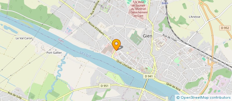 localisation de l'entreprise FAIENCERIES DE GIEN à GIEN