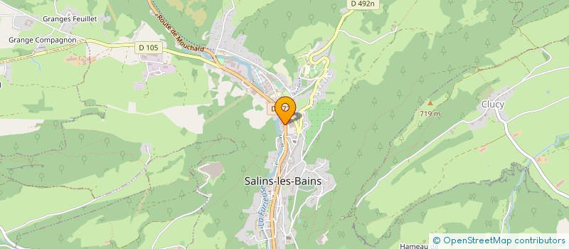 localisation de l'entreprise FAIENCES SUPER CERAM SARL à SALINS-LES-BAINS