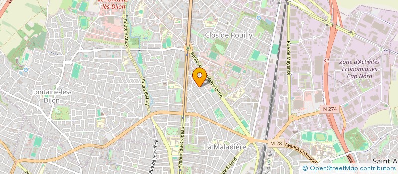 localisation de l'entreprise FAIENZA  DIJON