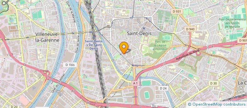 localisation de l'entreprise FAIJA 93  SAINT-DENIS