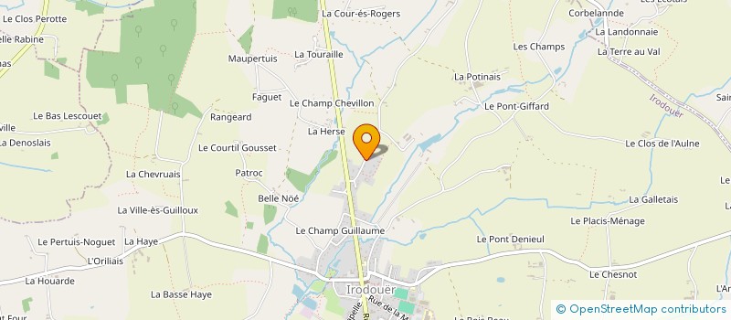 localisation de l'entreprise FAILLE  IRODOUER