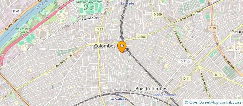 localisation de l'entreprise FAIM 2 LOUP à COLOMBES