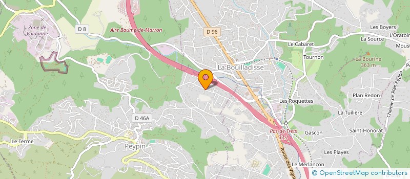 localisation de l'entreprise FAIM DE LOUP  PEYPIN