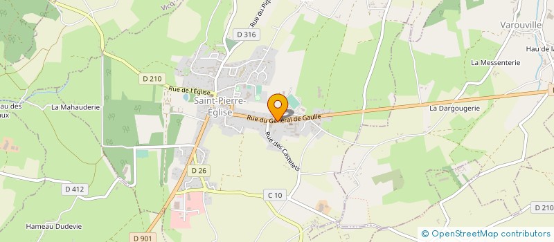 localisation de l'entreprise FAIMMO  SAINT-PIERRE-EGLISE