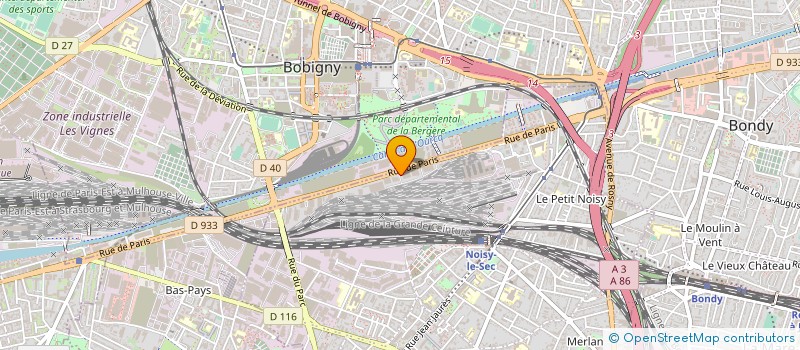 localisation de l'entreprise FAIN ASCENSEURS FRANCE à NOISY-LE-SEC