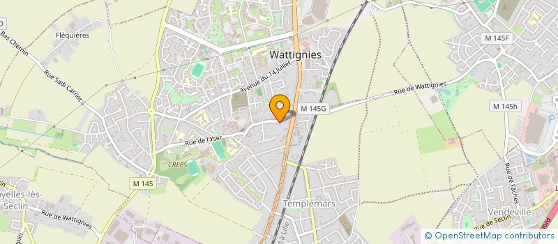 localisation de l'entreprise FAINIXE  WATTIGNIES