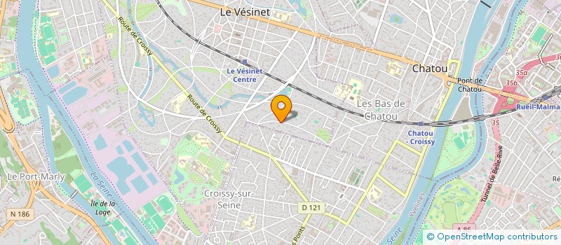 localisation de l'entreprise FAINVIER MARGAUX  LE VESINET