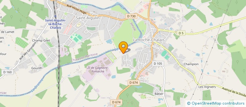 localisation de l'entreprise FAIR  LA ROCHE CHALAIS