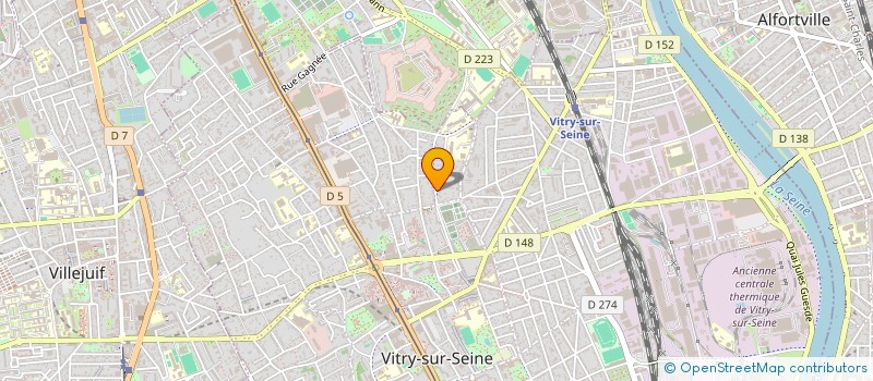 localisation de l'entreprise FAIR (FONT AMENAGEMENT INTERIEUR ET RENOVATION) à VITRY-SUR-SEINE