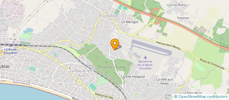 localisation de l'entreprise FAIR INTERNATIONAL  LA BAULE-ESCOUBLAC