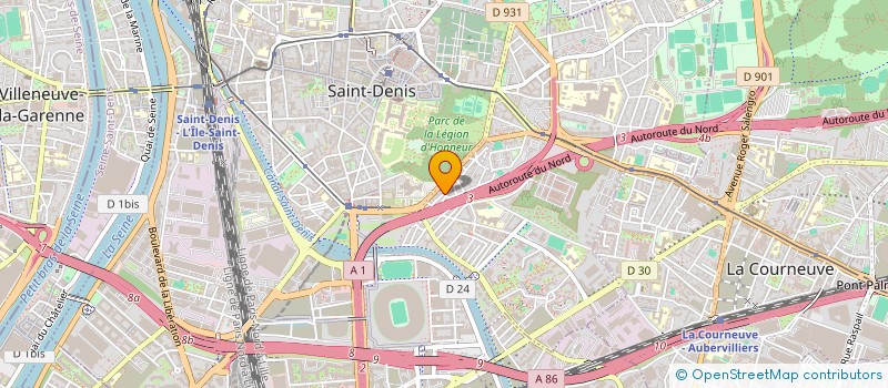 localisation de l'entreprise FAIR MEDIA à SAINT-DENIS