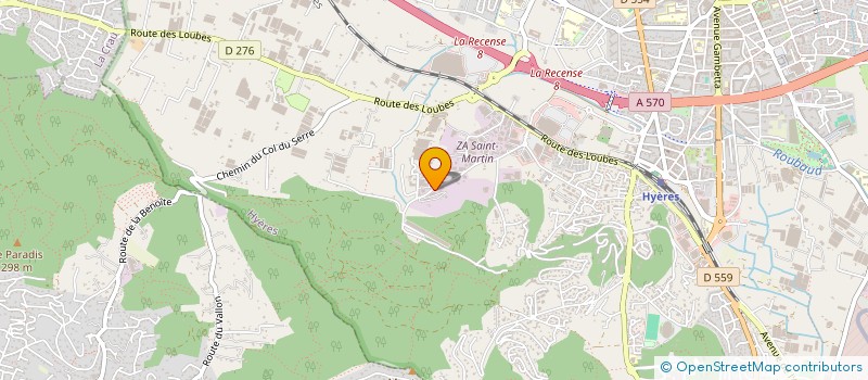 localisation de l'entreprise FAIR-PLAY à HYERES