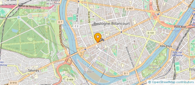 localisation de l'entreprise FAIR WAY DU SIX à BOULOGNE-BILLANCOURT