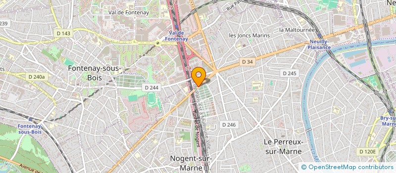 localisation de l'entreprise FAIRCOLD à LE PERREUX-SUR-MARNE