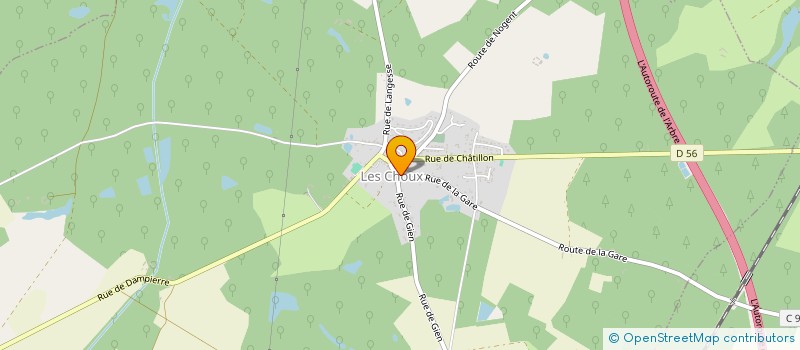 localisation de l'entreprise FAIRE ART à LES CHOUX