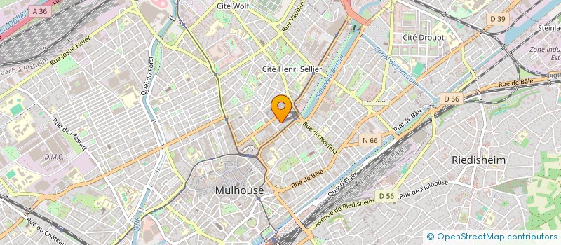 localisation de l'entreprise FAIRE AVEC à MULHOUSE