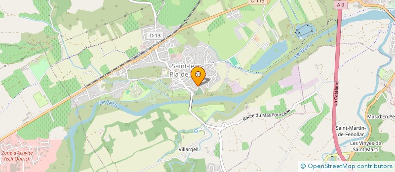 localisation de l'entreprise FAIRE CONFIANCE A LA TERRE  SAINT-JEAN-PLA-DE-CORTS