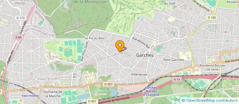 localisation de l'entreprise FAIRE ET BATIR à VAUCRESSON