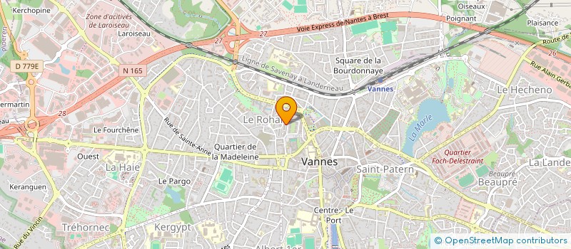 localisation de l'entreprise FAIRE ET ETRE UTILE à VANNES