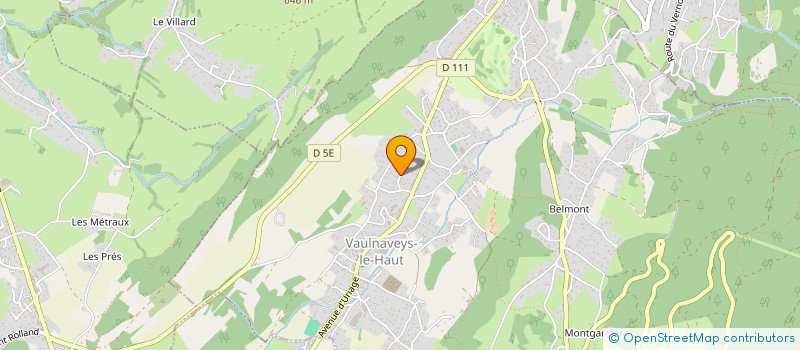 localisation de l'entreprise FAIRE ET GRANDIR à VAULNAVEYS-LE-HAUT