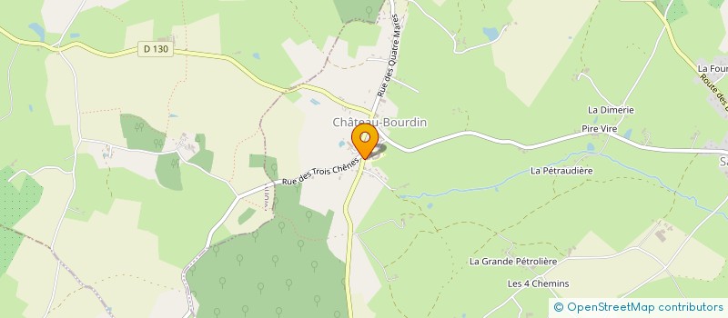 localisation de l'entreprise FAIRE REVIVRE LA CHAPELLE DE CHATEAU-BOURDIN  SAINT-PARDOUX-SOUTIERS