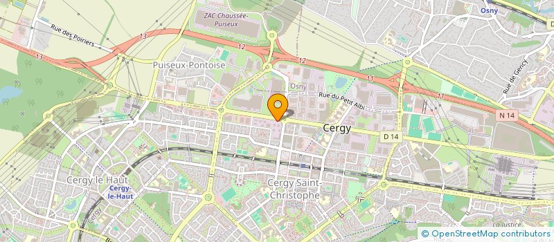 localisation de l'entreprise FAIRE SAVOIR à CERGY