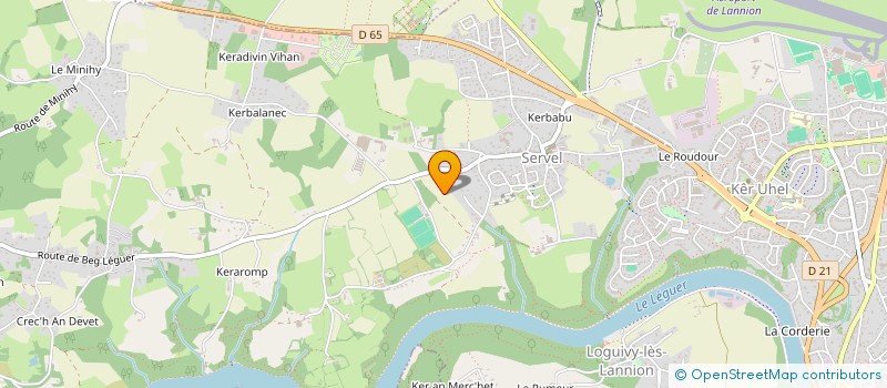 localisation de l'entreprise FAIRE SOI MEME SA MECANIQUE  LANNION