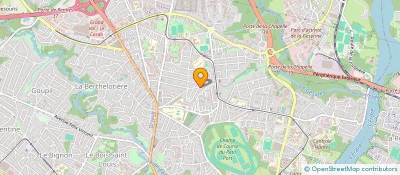 localisation de l'entreprise FAIRE SOIN à NANTES