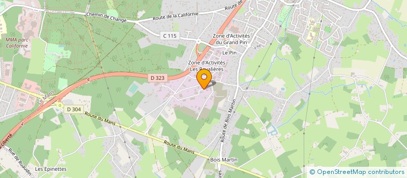 localisation de l'entreprise FAIRE VALOIR  LE MANS