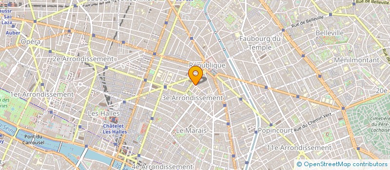 localisation de l'entreprise FAIRE VIVANT à PARIS
