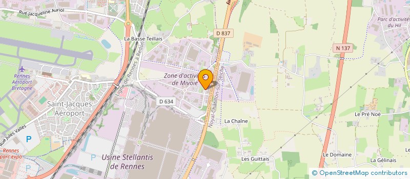 localisation de l'entreprise FAIRE VOIR COMMUNICATION  SAINT-JACQUES-DE-LA-LANDE