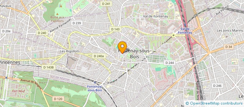 localisation de l'entreprise FAIRENOV à FONTENAY-SOUS-BOIS