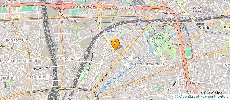 localisation de l'entreprise FAIREPROD  PARIS