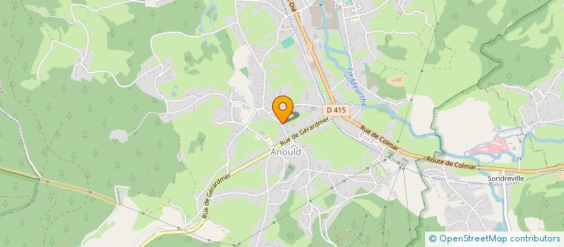 localisation de l'entreprise FAIRES  ANOULD