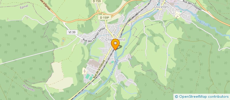 localisation de l'entreprise FAIRESENS  CHARMOIS-DEVANT-BRUYERES