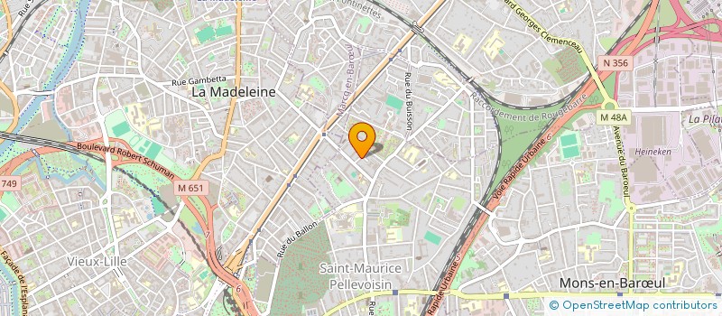 localisation de l'entreprise FAIREWAY à LILLE