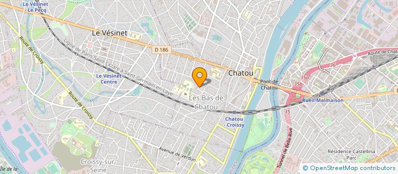 localisation de l'entreprise FAIRFAX AVENUE  CHATOU