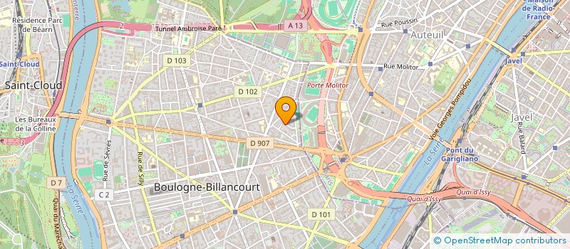 localisation de l'entreprise FAIRLINKS  BOULOGNE-BILLANCOURT