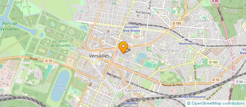 localisation de l'entreprise FAIROS & CO à VERSAILLES